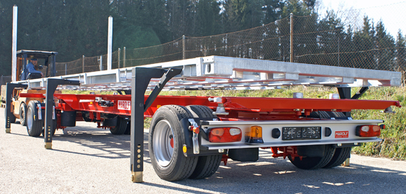 2-Achs-Chassis mit Luftfderung